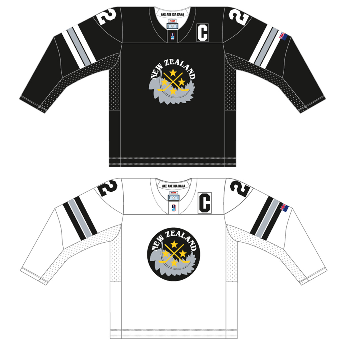 2022-2026 New Zealand National Ice Hockey Team Jersey